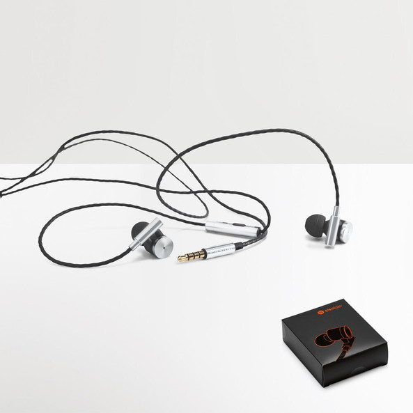 Ekston 97923 - Ecouteurs avec micro en metal et ABS