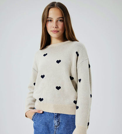 Name It Bluse - Strik - NmfOdessa Ls Knit - Pure Cashmere