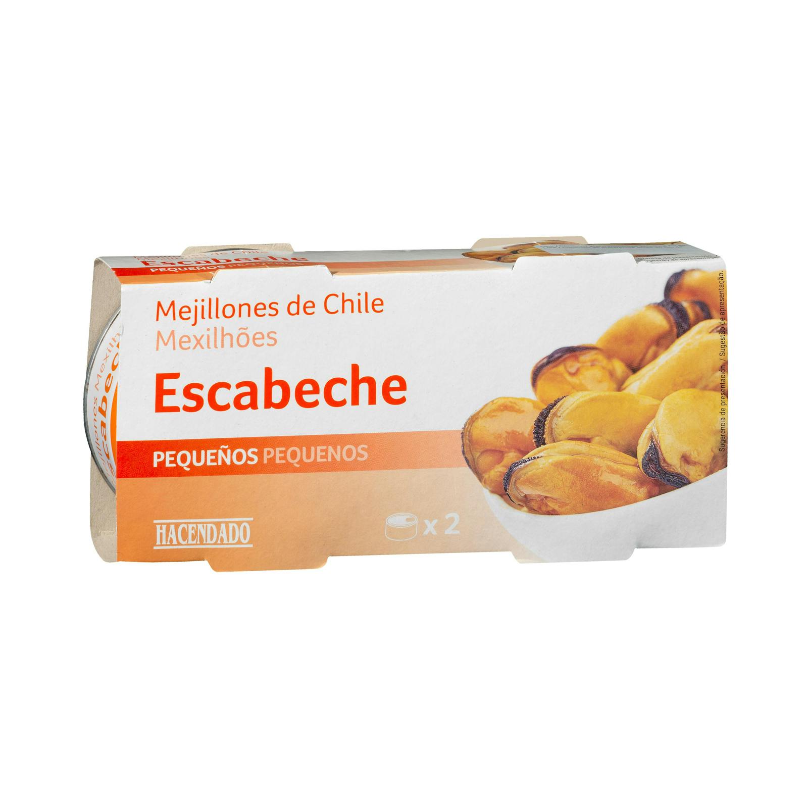 Petites moules chiliennes marinées de Hacendado