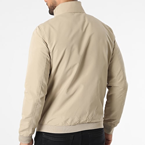 Veste Zippée Eroy Harrington Bomber Beige