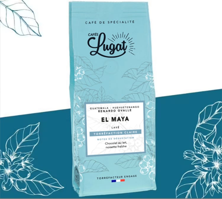 Café moulu pour cafetière Hario/Chemex : Guatemala - El Maya - 250g - Cafés Lugat