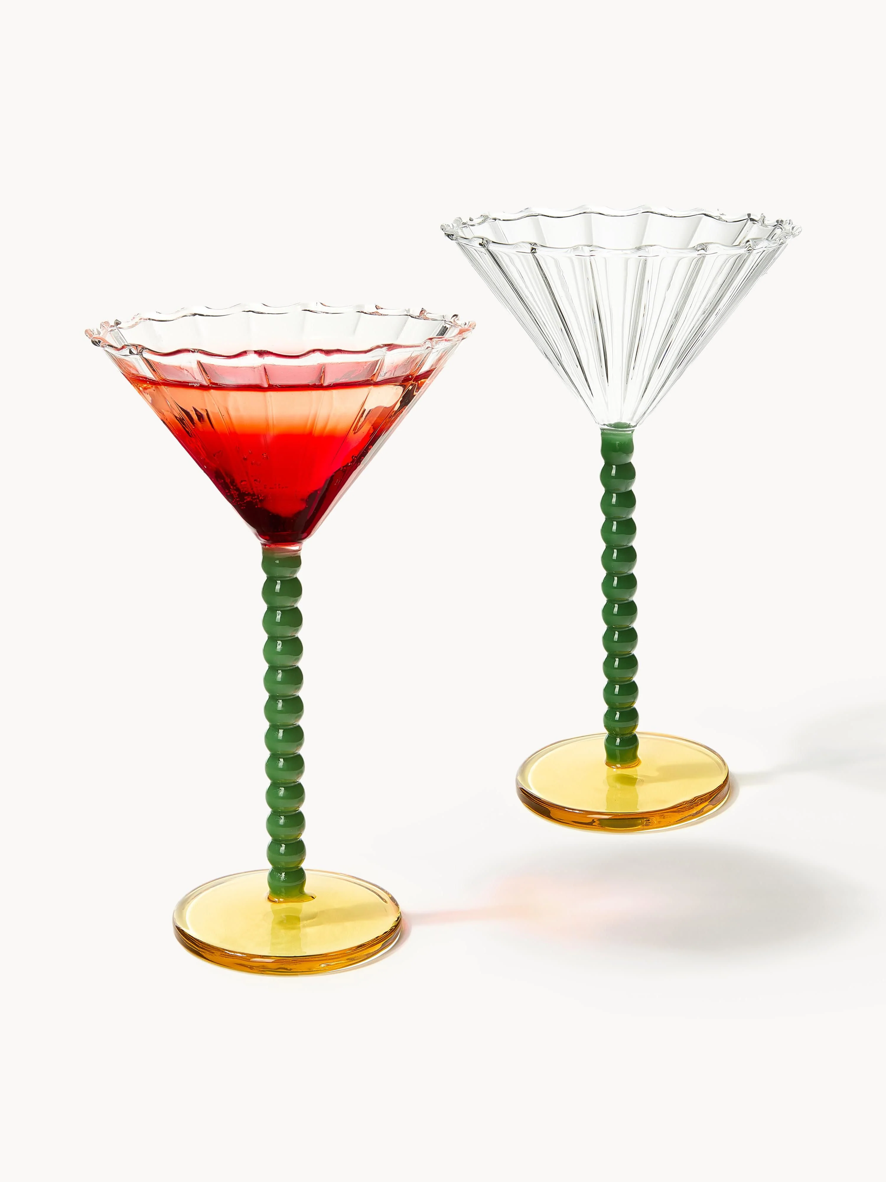 Cocktailglazen Perle van borosilicaatglas, 2-delig