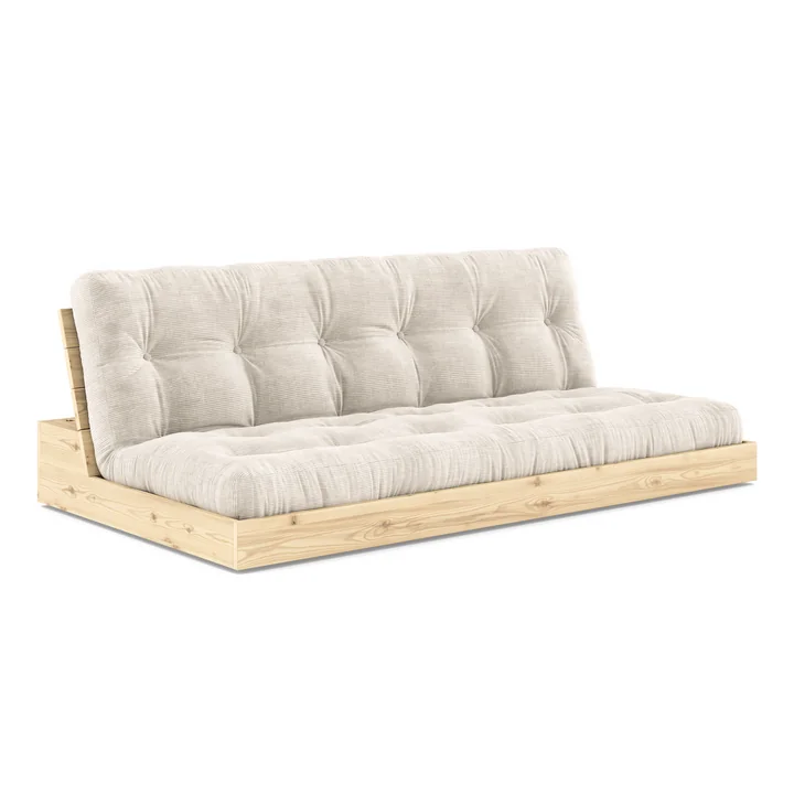 Karup Design - Base Schlafsofa, Kiefer klar lackiert / ivory