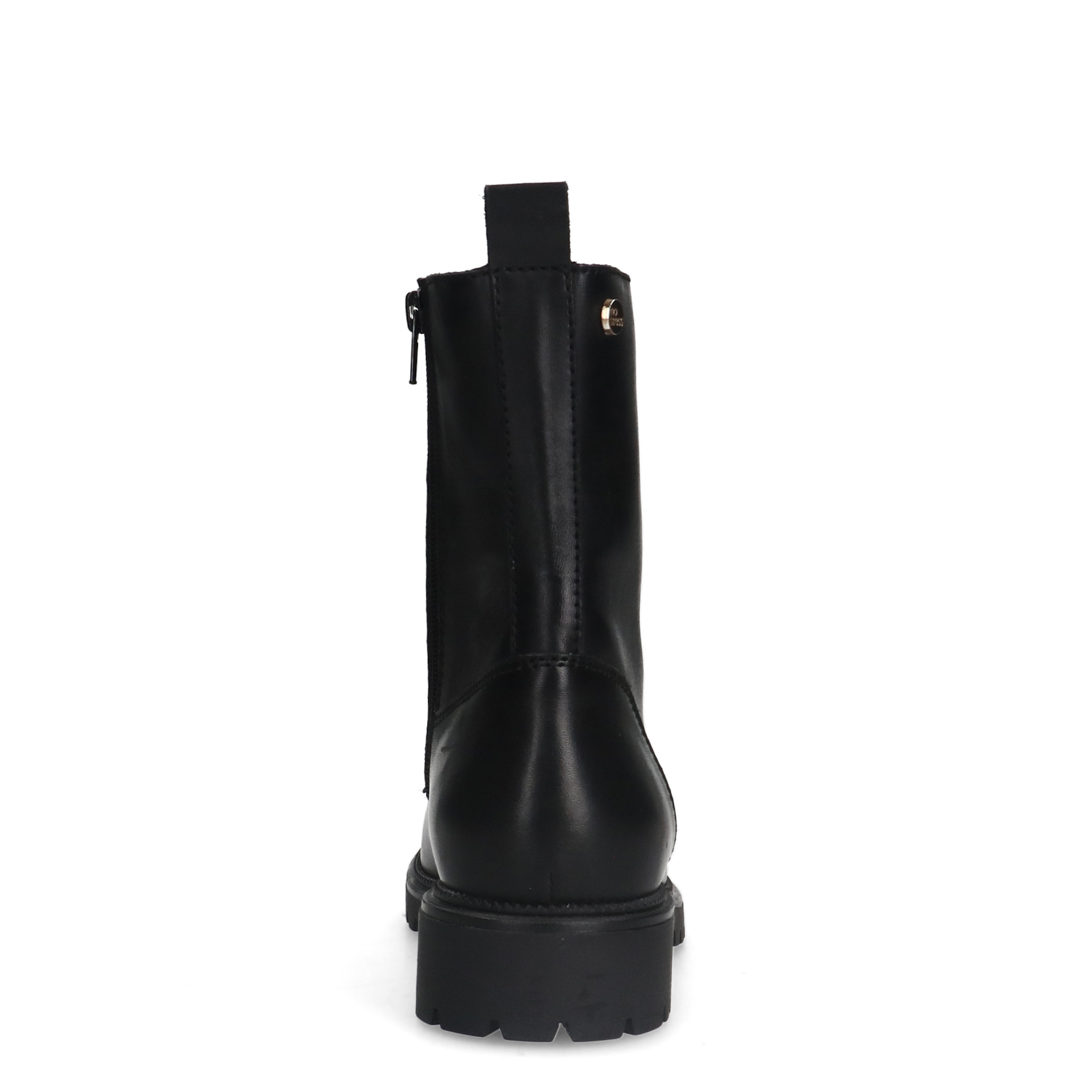 Zwarte leren veterlaarsjes