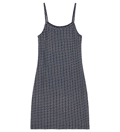 Designers Remix Kleid - Bambus - Jenna - Navy/Logo Print