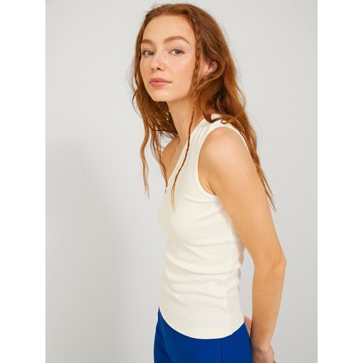 JJXX Funda One Shoulder Top, Hvid, L
