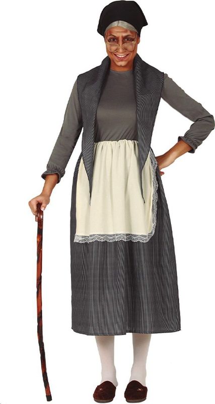 GUIRCA - Oma Vrouwenkostuum - Speelgoed - Multicolor - Polyester