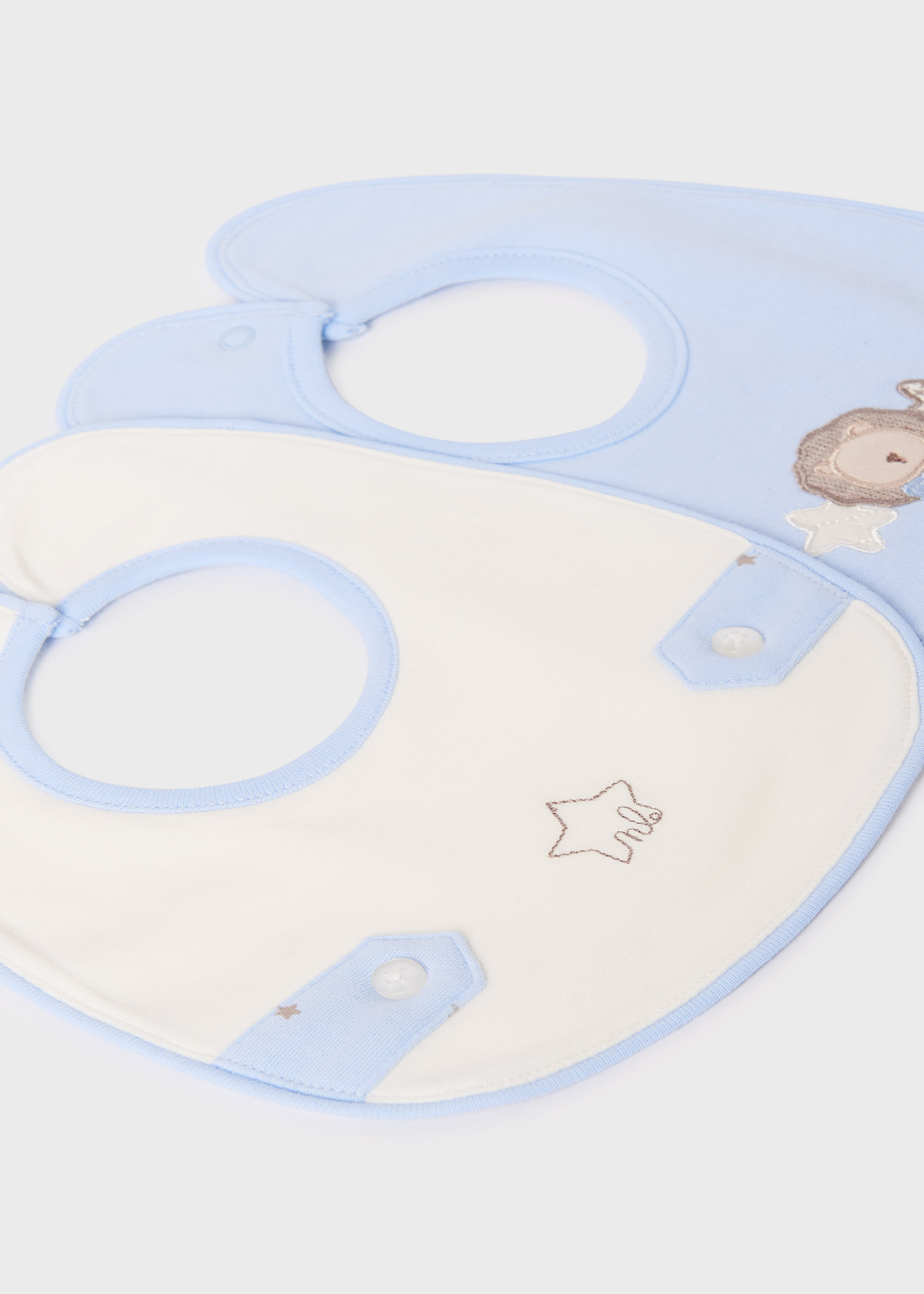 Conjunto de 2 babadores Better Cotton para bebês