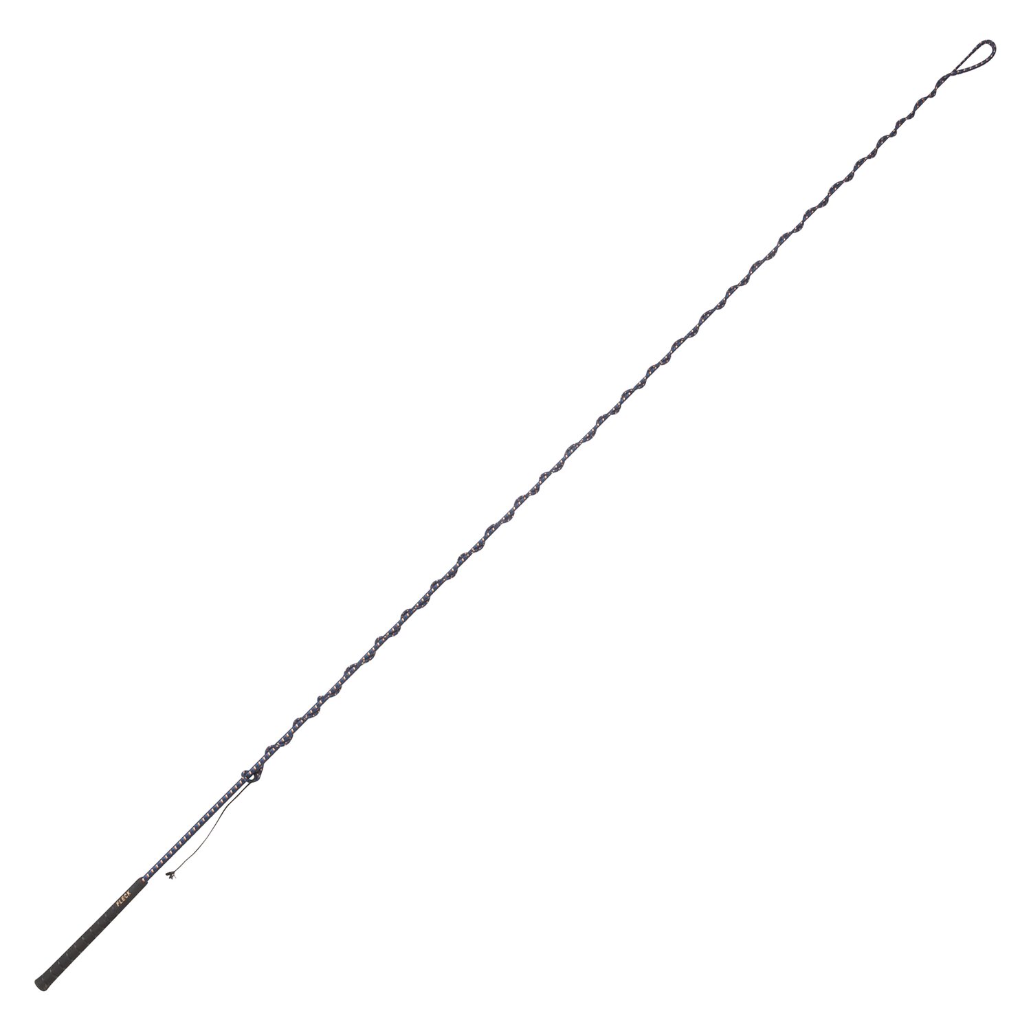 FLECK Longierpeitsche in 2-Farben-Optik  - dunkelblau - 200 cm