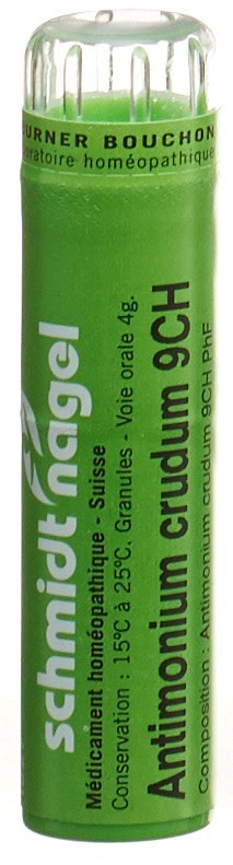 SCHMIDT-NAGEL Antimonium crudum Gran 9 CH 4 g