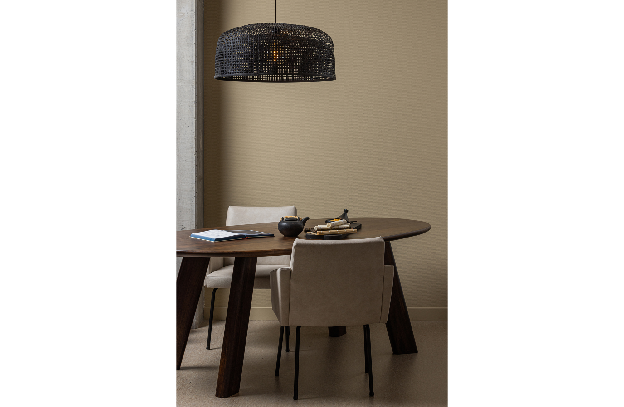 BePureHome eettafel Roundly 160x110