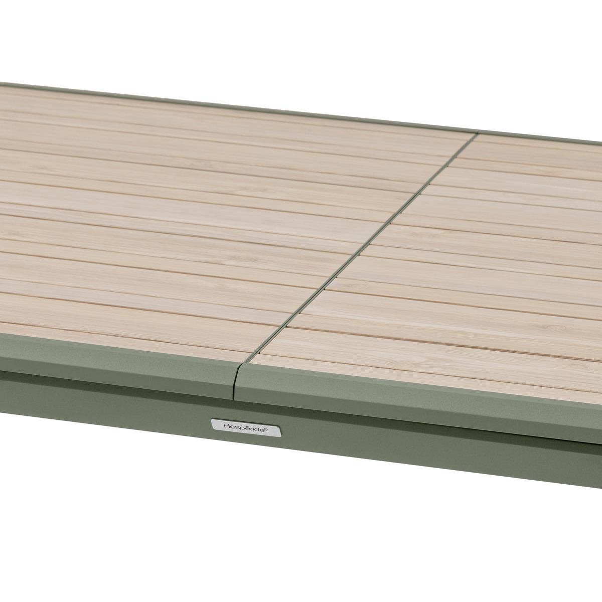 TABLE DILORS ALUMINIUM LIN LAURIER 10 PLACES