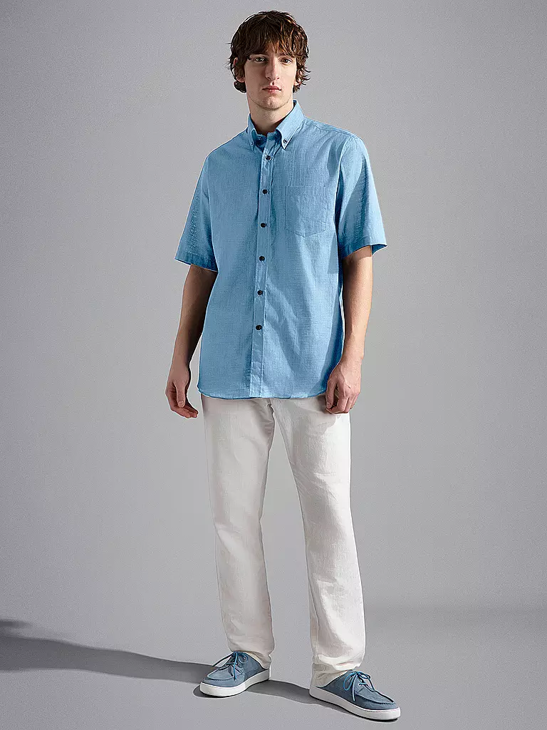 PAUL & SHARK Hemd hellblau