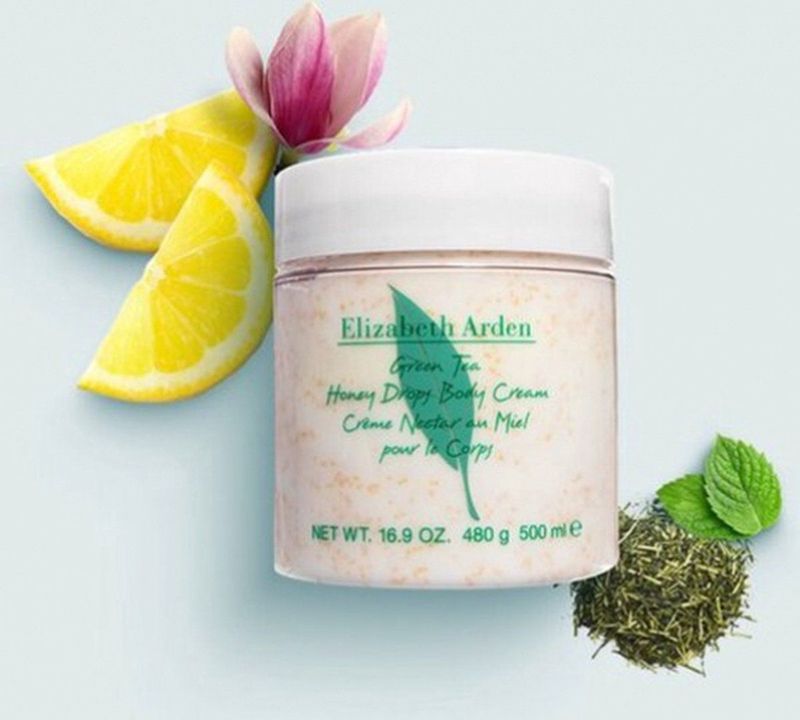 green tea honey drops body creme