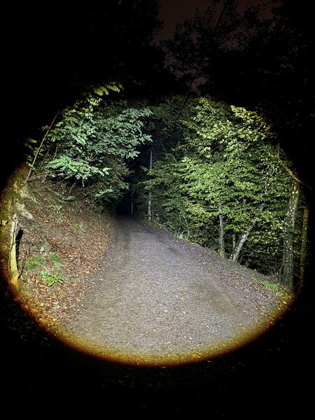 Lampe frontale Holdcarp à capteur avec zoom