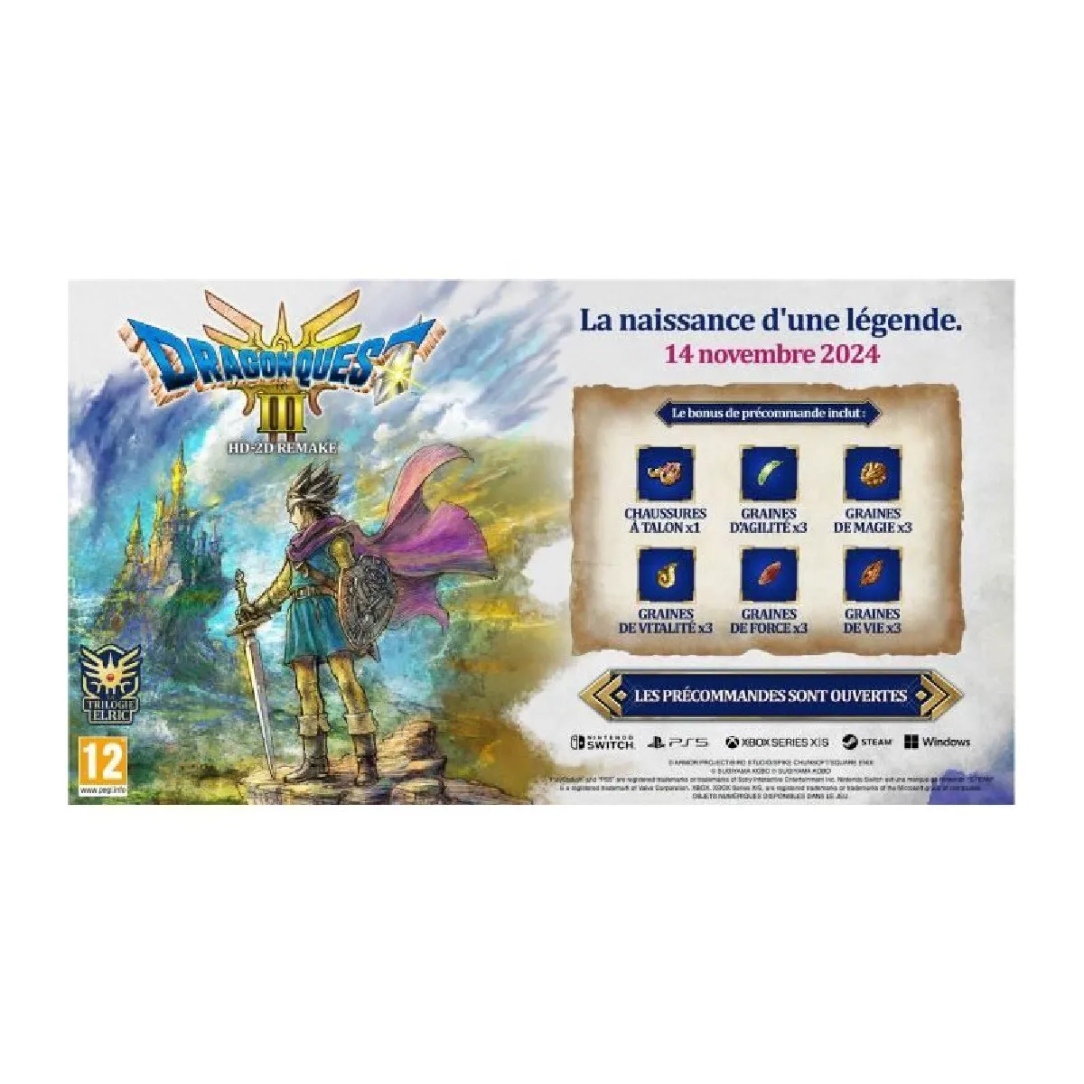 Square Enix Dragon Quest III HD 2D Remake - Xbox Serie X