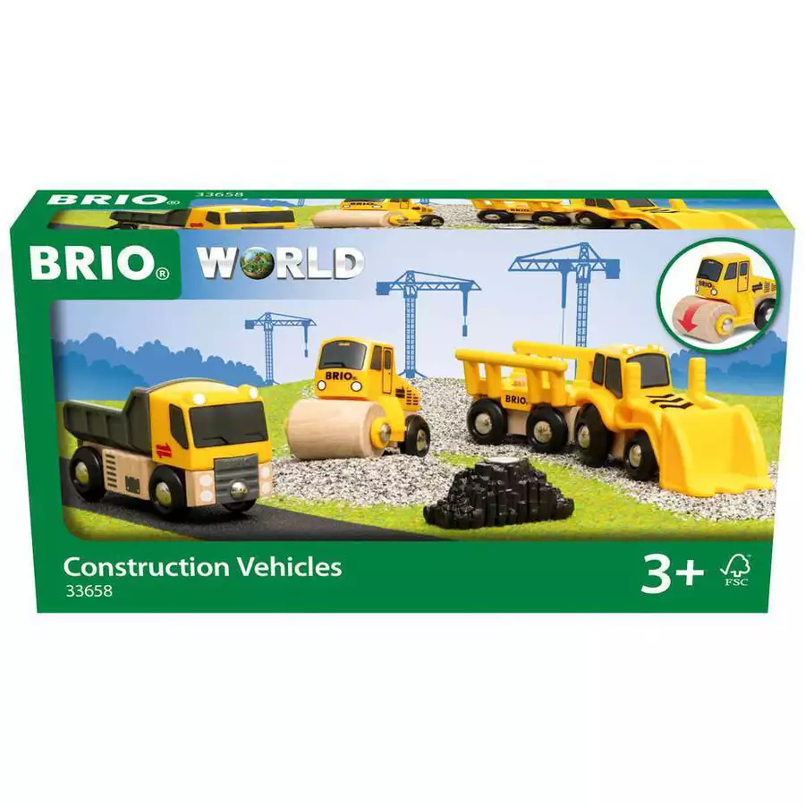Brio BRIO Baustellenfahrzeuge bunt