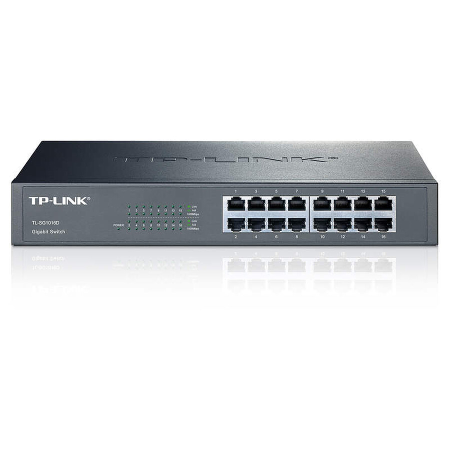 TP-Link TL-SG1016D - Switch rackable/de bureau 16 ports