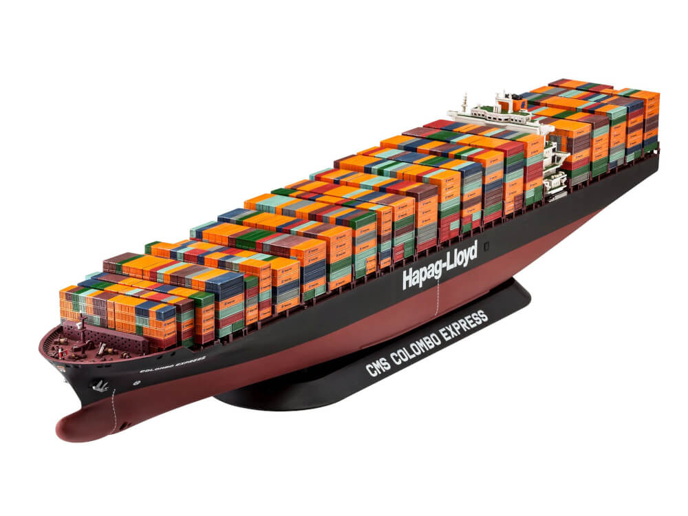 REVELL 05152 Modellbausatz Container Ship COLOMBO EXPRES 1:700, ab 12 Jahre