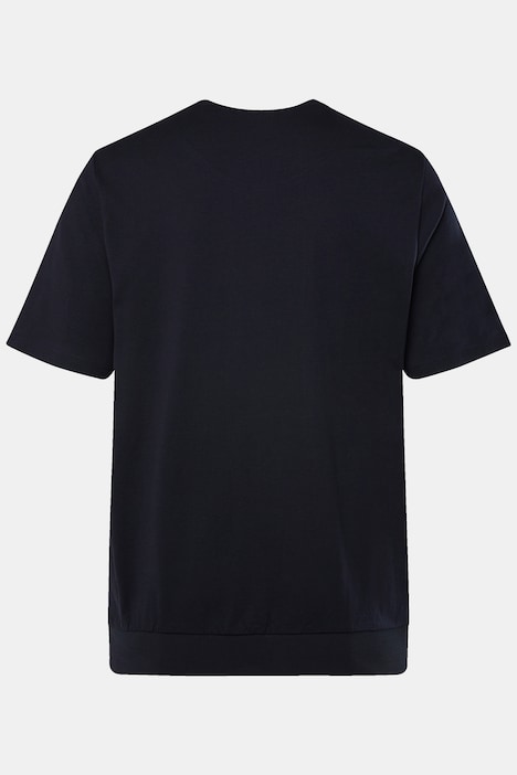Men+ T-Shirt Bauchfit, Halbarm, großer Print, bis 84/86