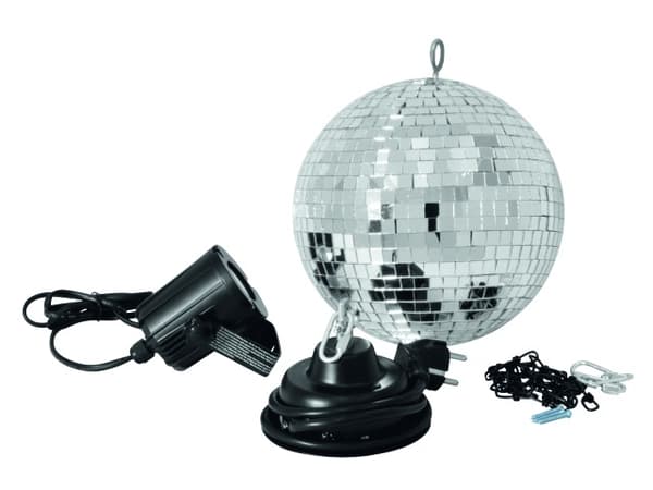 Komplett LED 30 cm speilkule sett