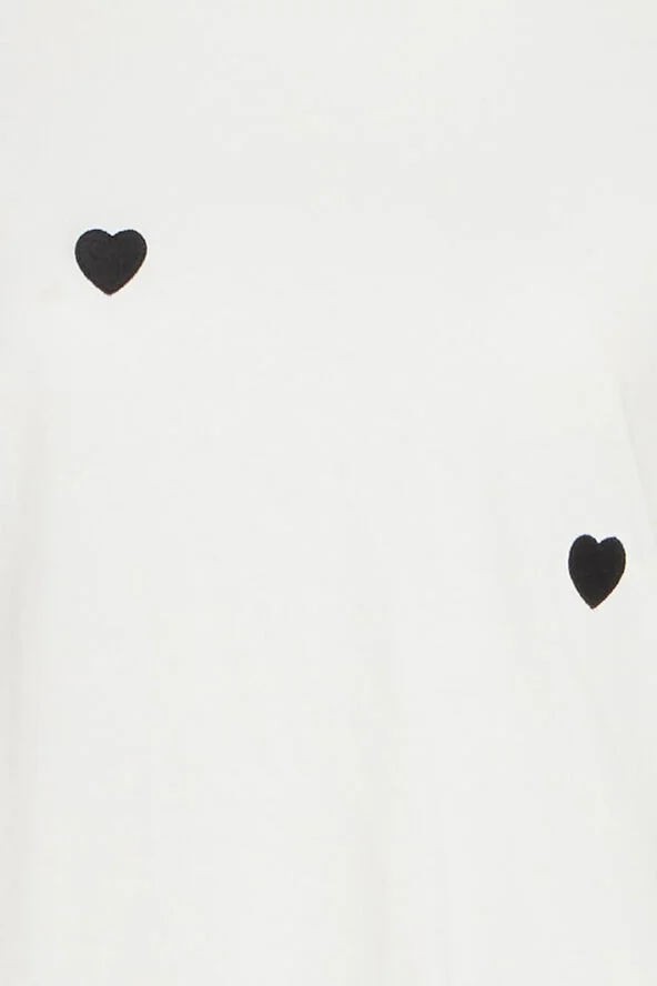 ICHI IHCAMINO SS18 Cloud dancer w. black