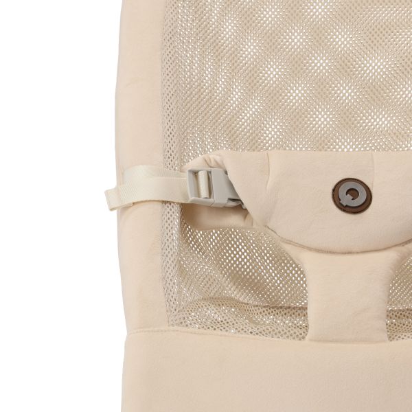 Qute Bouncer Q‑Divan Ivory velvet
