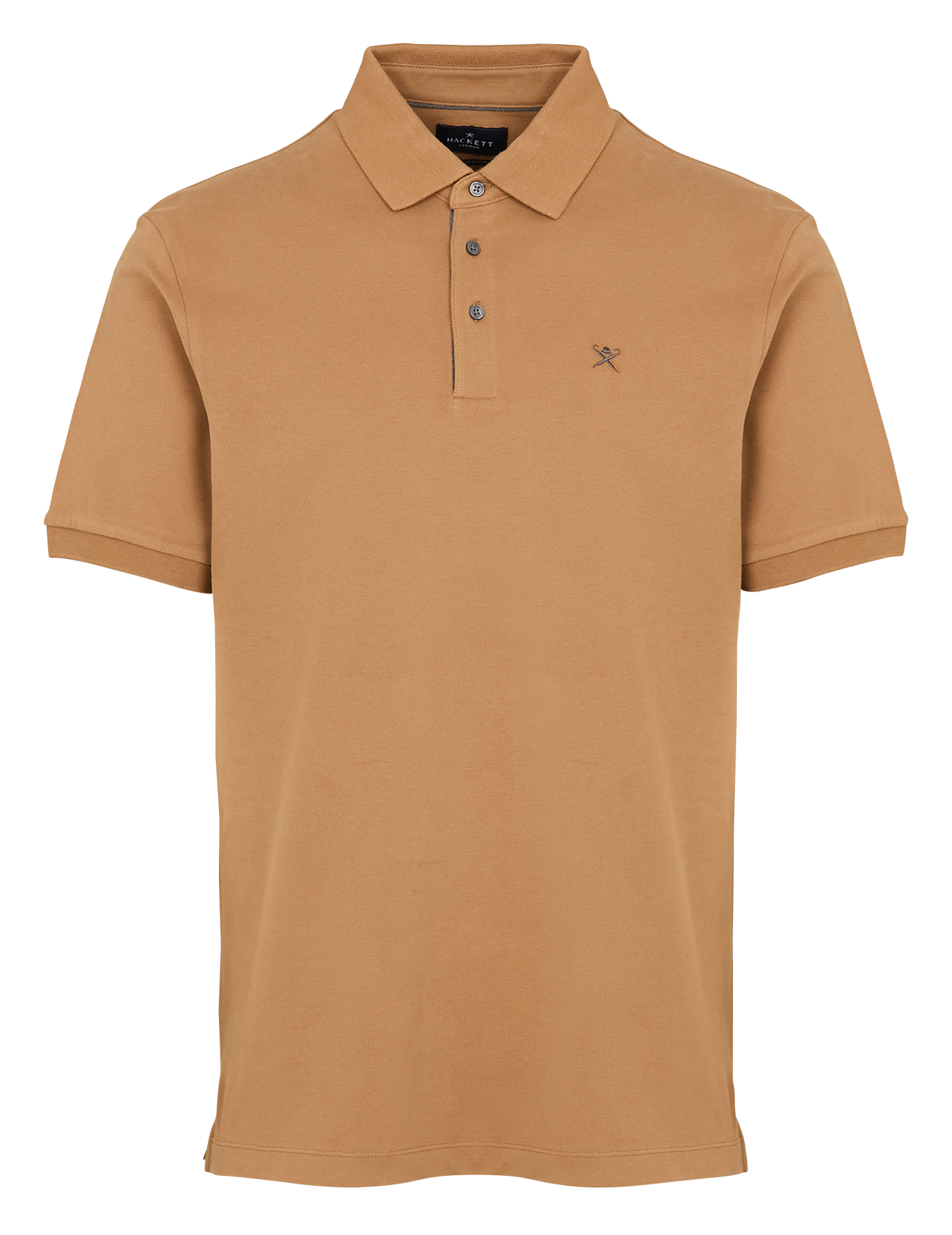 Polo à manches courtes en coton mélangé | Beige
