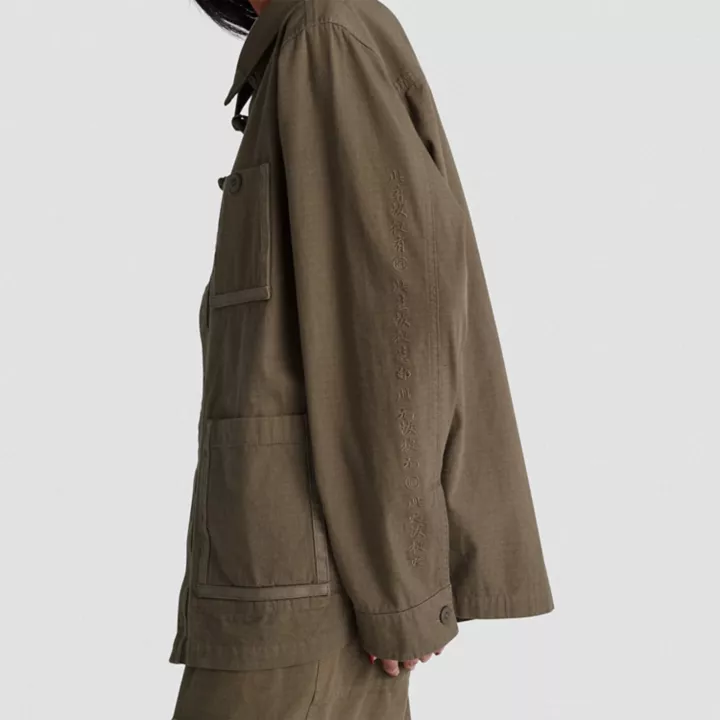 Surchemise Future73 Timberland x Edison Chen unisexe en vert foncé
