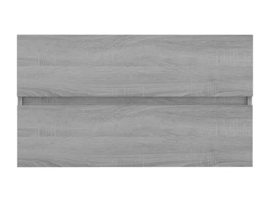 Armoire d'évier Sonoma gris 80x38,5x45 cm Bois d'ingénierie