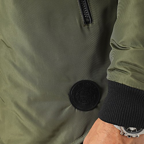 Veste Capuche Vert Kaki