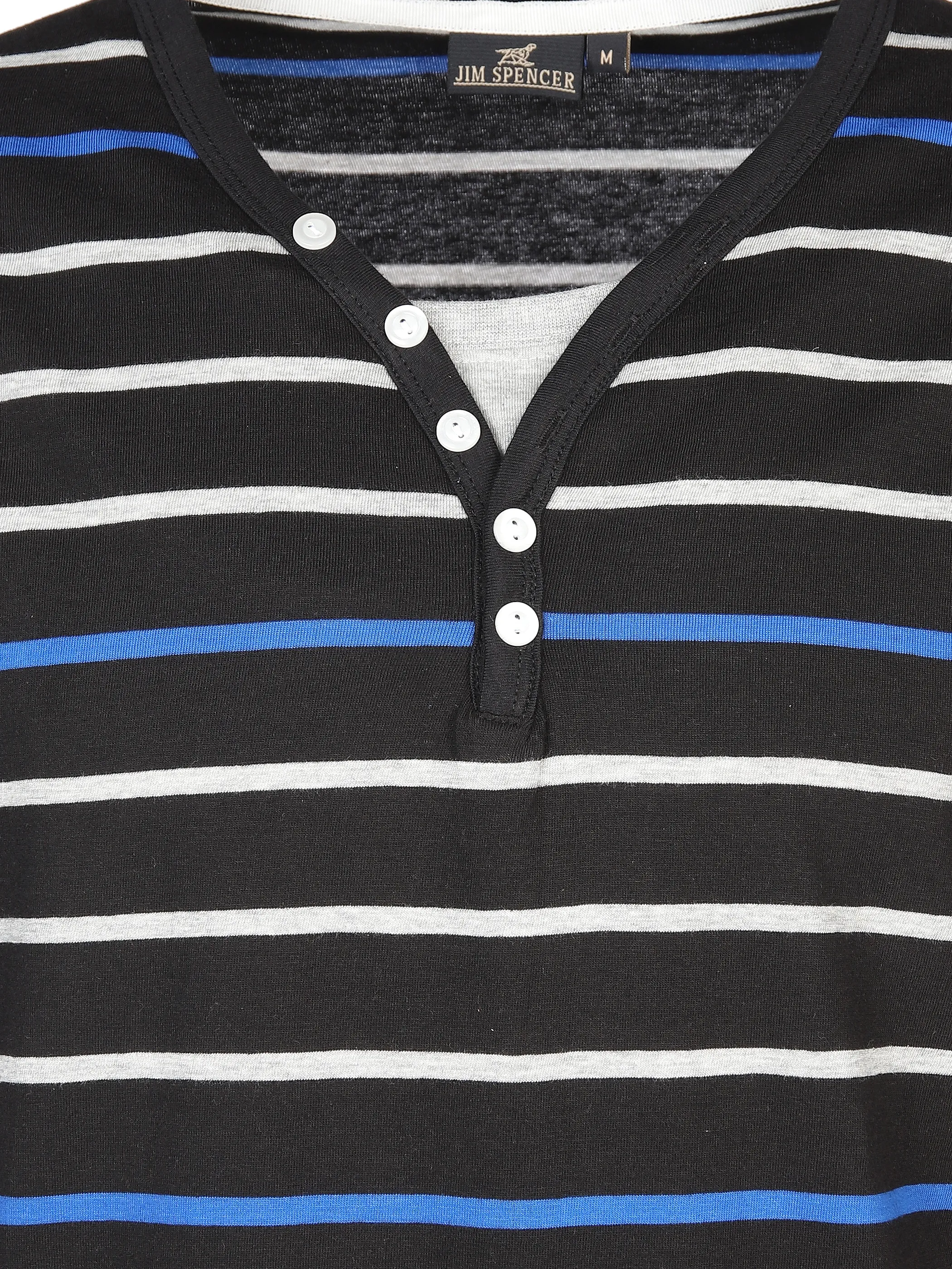 Herren Pyjama mit Streifenshirt