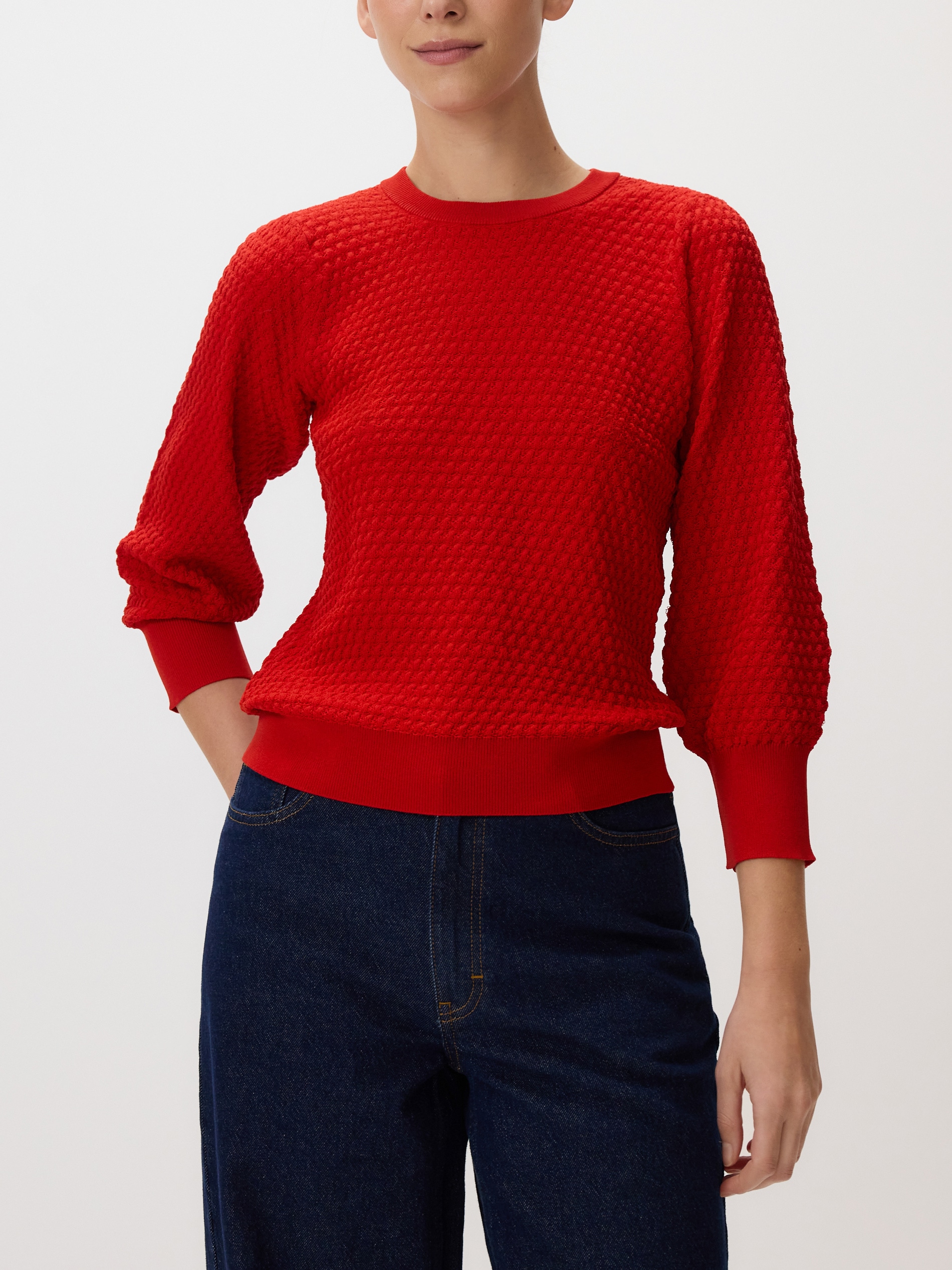 Pullover mit Puffärmeln