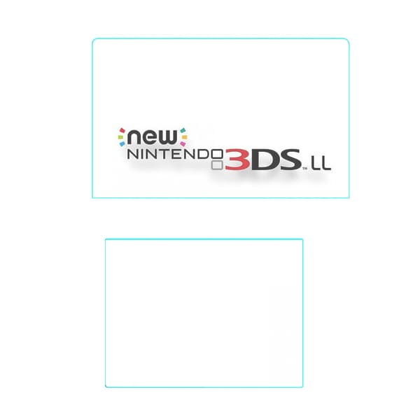 Skjermbeskytter til Nintendo 3DS XL Gjennomsiktig