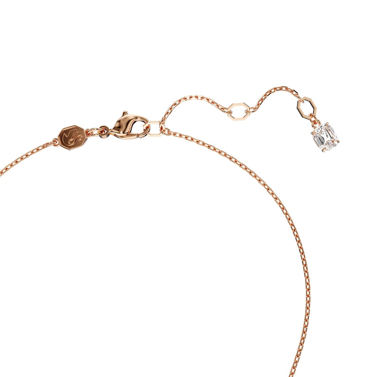 Collier Swarovski Hyperbola coeur rosé