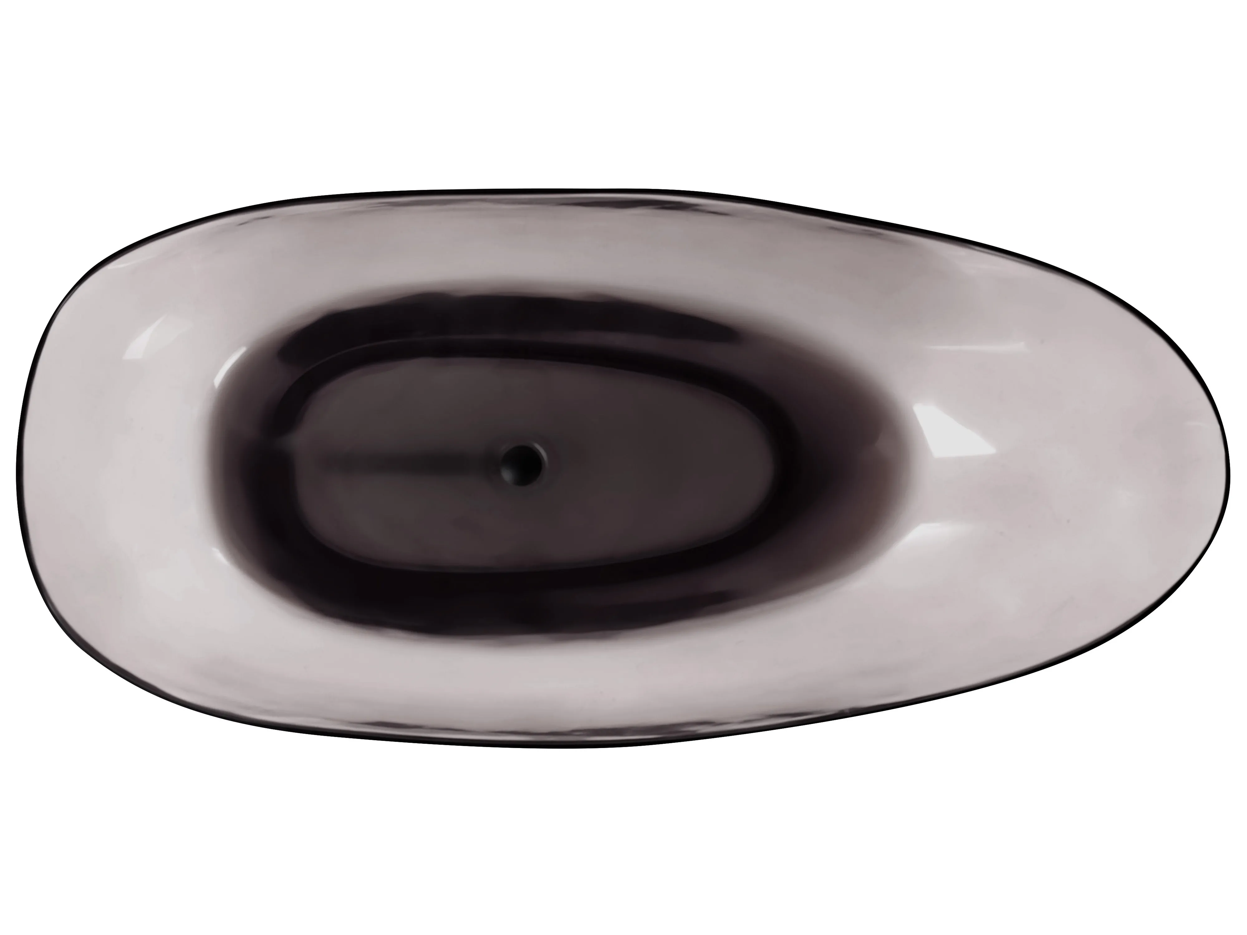 Vrijstaand bad BLANCARENA 170 x 78 cm Zwart