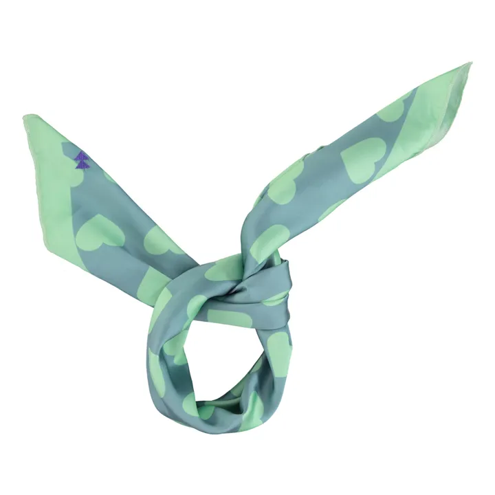 Sisters Department Foulard Imprimé Cœurs | Vert