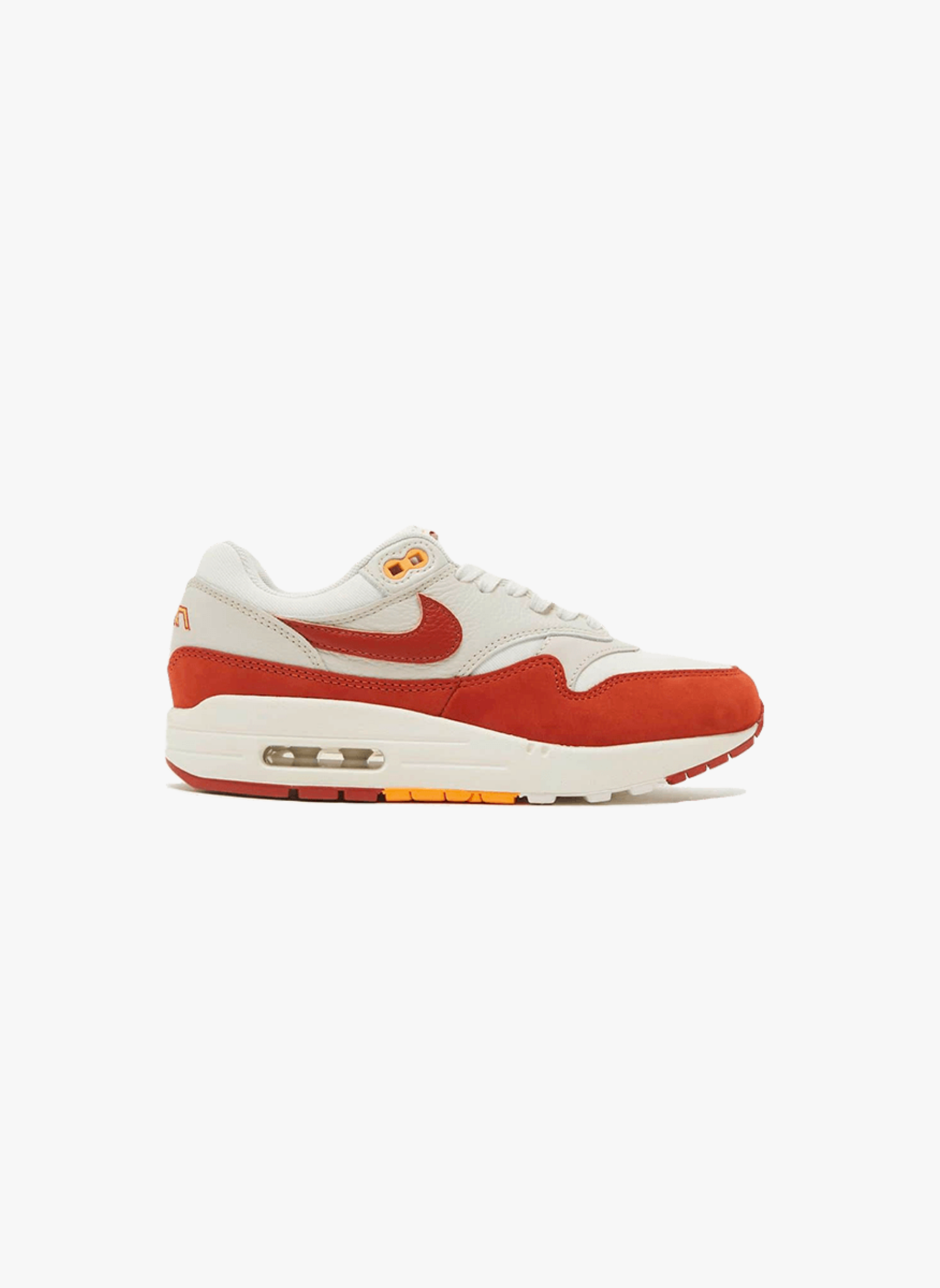 Nike air max 1 rugged orange | Blanc