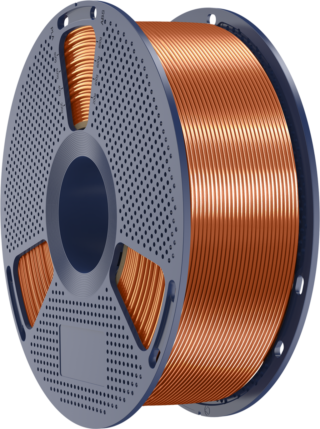 SUNLU  Silk PLA+ Red Copper, 1,75 mm / 1000 g    PLA Material mit glänzendem Finish