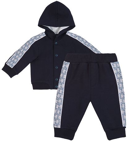 Emporio Armani Gift Box - Sweatset - Navy m. Streifen