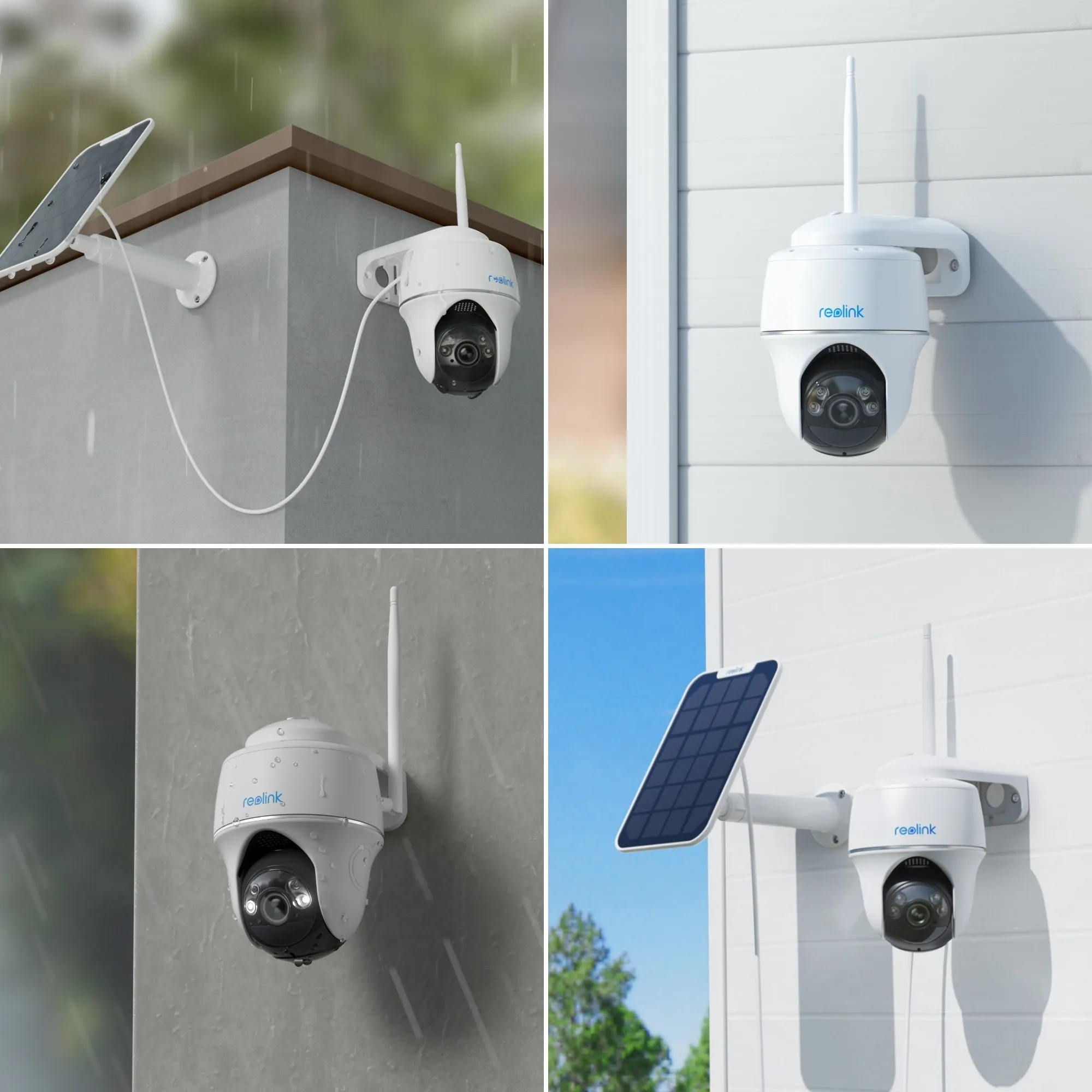 Reolink Argus Series B430 avec panneau solaire Caméra de surveillance