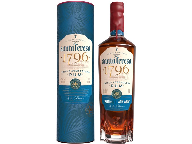 Santa Teresa Solera Rum 1796 0.7 l Hochprozentiges Zuckerrohr-Destillat aus Venezuela