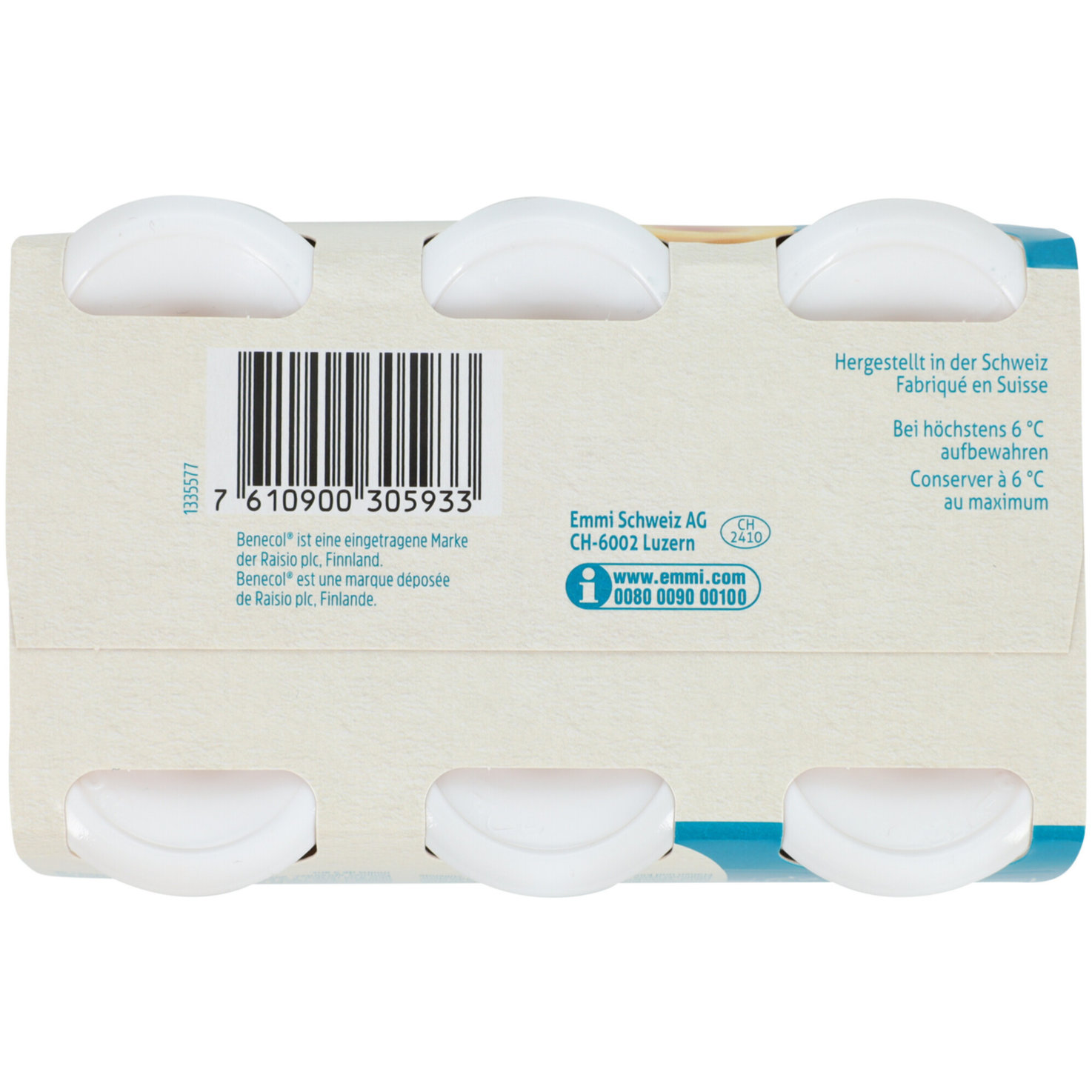 Benecol Pfirsich & Aprikose ohne Zuckerzusatz 6x65ml