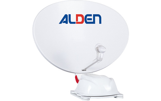 Alden AS2 80 HD vollautomatische Sat-Anlage Single-LNB inkl. S.S.C. HD-Steuermodul und Ultrawide LED TV