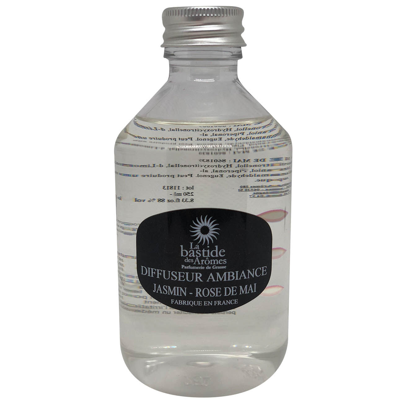 La Bastide des Arômes Recharge pour diffuseur Jasmin Rose de Mai - 250 ml