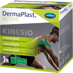 DermaPlast Active Kinesiotape 5 cm x 5 m grün