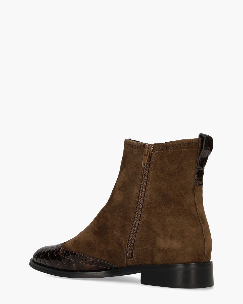 Di Lauro Sheralyn Donkerbruin Dames Chelseaboots