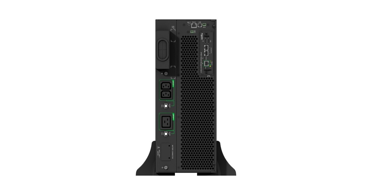 APCSmart-UPS On-Line SRTG6KXLI Noodstroomvoeding ups  (Zwart, 2x C13, 1x C19, Rack/tower, extendable runtime, 6000VA)