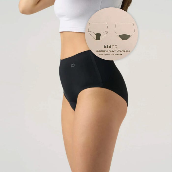 Moodies-Menstruatieslip high waist moderate/heavy - Moodies