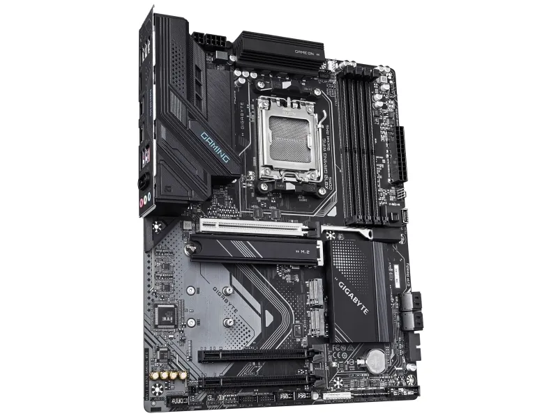 Gigabyte X870 GAMING WIFI6 - Bundkort - ATX - Socket AM5 - AMD X870 Chipset - USB4, USB 3.2 Gen 2, USB 3.2 Gen 1, USB-C 3.2 Gen 2x2 - 2.5 Gigabit LAN, Wi-Fi 6, Bluetooth - onboard grafik (CPU påkrævet) - HD Audio (8-kanaler)